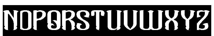 Mighty Hearts-Inverse Font UPPERCASE