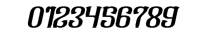 Mighty Hearts Italic Font OTHER CHARS