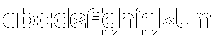 Mighty Love-Hollow FONT