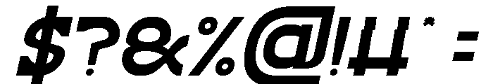 Mighty Love Italic Font OTHER CHARS