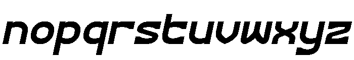 Mighty Love Italic Font LOWERCASE