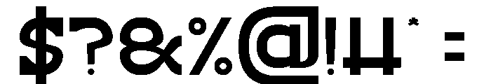 Mighty Love-Light Font OTHER CHARS