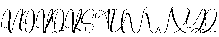 Mighty1 Font UPPERCASE