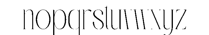 Mignolia Font LOWERCASE