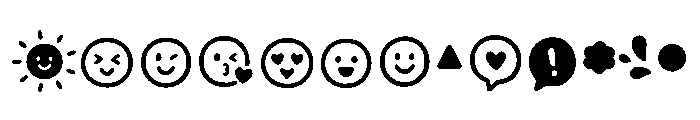 Migo wise Doodles Font UPPERCASE