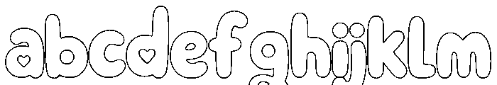 Migo wise Outline FONT
