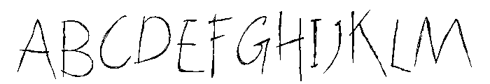 Migoney Font UPPERCASE
