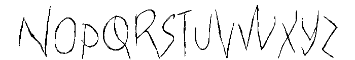Migoney Font UPPERCASE
