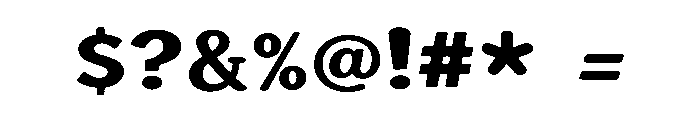 Mike Display Font OTHER CHARS
