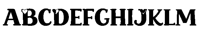 Mike Display Font UPPERCASE