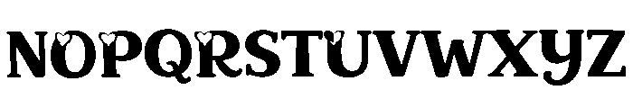 Mike Display Font UPPERCASE