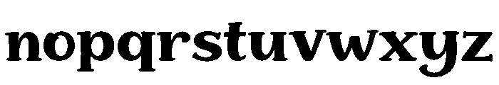 Mike Display Font LOWERCASE