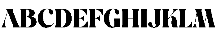 Milant Font UPPERCASE