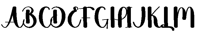Milany Handmade Font UPPERCASE