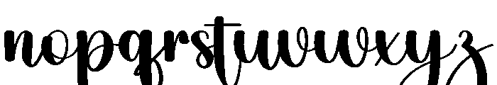 Milany Handmade Font LOWERCASE