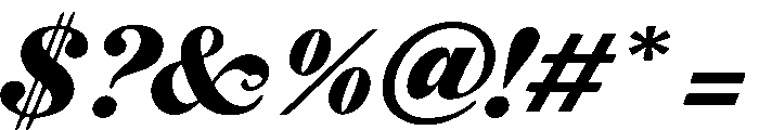 Milavera Regular Font OTHER CHARS