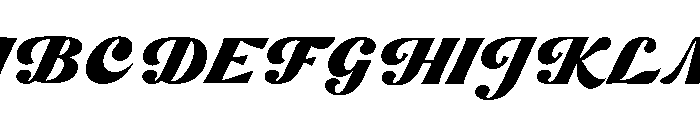 Milavera Regular Font UPPERCASE