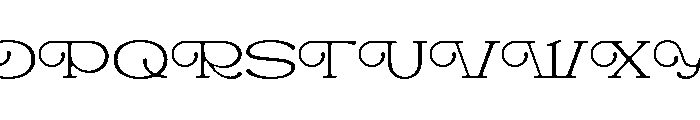 Mild Breeze Extra Light Font UPPERCASE