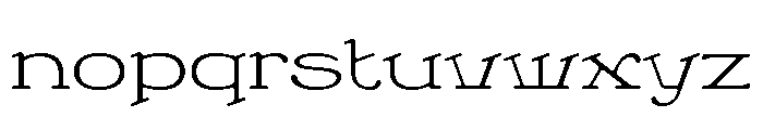 Mild Breeze Extra Light Font LOWERCASE