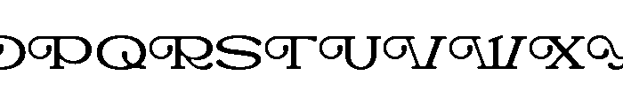 Mild Breeze Light Font UPPERCASE