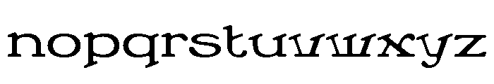 Mild Breeze Light Font LOWERCASE