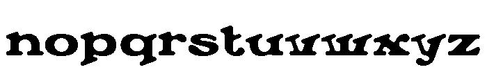 Mild Breeze Medium Font LOWERCASE