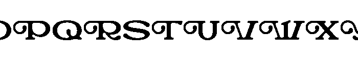 Mild Breeze Regular Font UPPERCASE