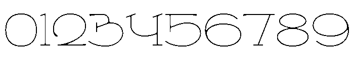 Mild Breeze Thin Font OTHER CHARS