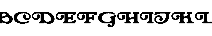 Mild Breeze Variable Font UPPERCASE