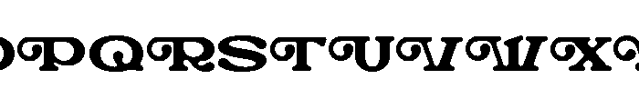 Mild Breeze Variable Font UPPERCASE