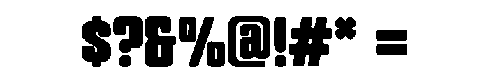 Milebyte Font OTHER CHARS