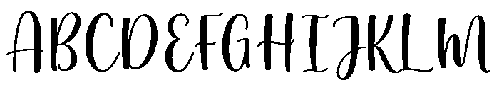 Milegarden Font UPPERCASE