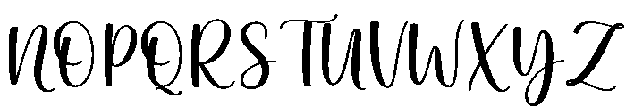 Milegarden Font UPPERCASE