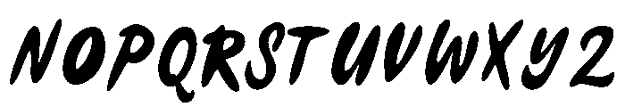 Mileka Regular Font UPPERCASE