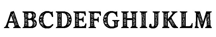 Miles Regular Font UPPERCASE