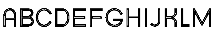 Mileways-Regular Font UPPERCASE