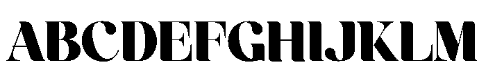 Milgan Font UPPERCASE