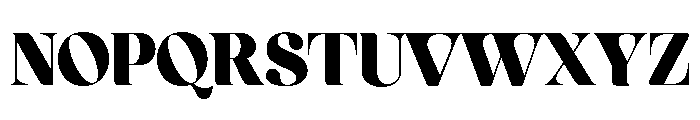 Milgan Font UPPERCASE
