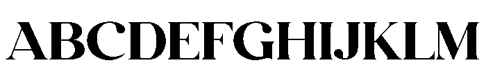 Milgn Font UPPERCASE