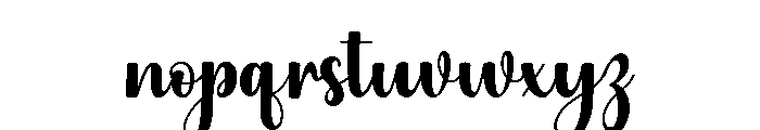 Milie-Regular Font LOWERCASE