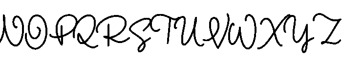 Milinea Font UPPERCASE