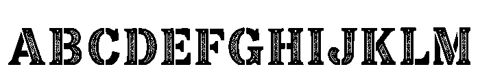 Military Regular Font UPPERCASE