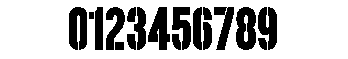 Military  Soldier Font OTHER CHARS
