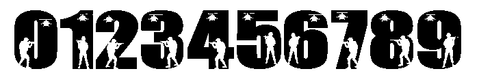 Military War Font OTHER CHARS