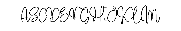 Militya Font UPPERCASE