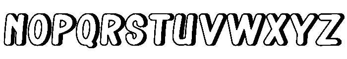 Milk Shake1 Font UPPERCASE