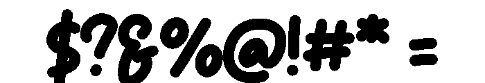 Milk Tobrut Font OTHER CHARS