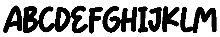 Milk Tobrut Font UPPERCASE