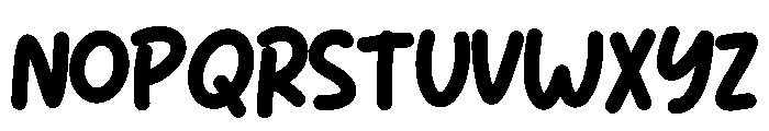Milk Tobrut Font UPPERCASE