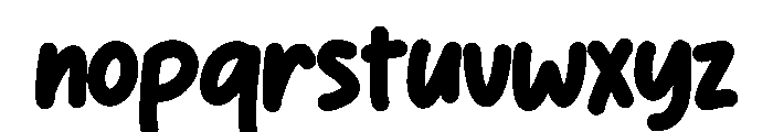 Milk Tobrut Font LOWERCASE